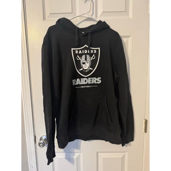 Fanatics Las Vegas Raiders Football Black Hoodie Sweatshirt Sz: Large - Picture 1 of 3